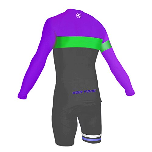 Uglyfrog 2018-2019 Bike Wear De Manga Larga Maillot Ciclismo Monos Hombre Equipos Una Gran Cantidad De Colores Skinsuit with Gel Pad Equipo Deportivo SKL04