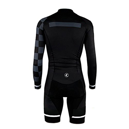 Uglyfrog 2018-2019 Hombres Monos Manga Corto/Larga del Verano Transpirable Ciclismo Skinsuit Sets con Gel Pad Exterior Sportswear Triatlón Ropa Bodies Triatlón Clothes-Siamés