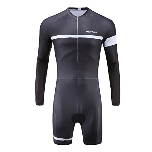 Uglyfrog 2019 Nuevos Bodies Hombres De La Manga del Cortocircuito del Verano Traje De Baño Transpirable Skinsuit Stes con Gel Pad Ropa De Deporte Exterior Triatlón Ropa BYD04