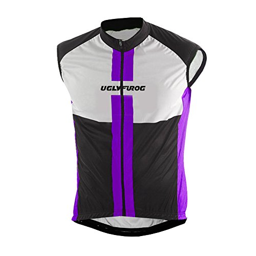Uglyfrog #22 Ciclismo Chalecos Hombres Winter with Fleece Cycling Vest de Bicicleta Conjunto de Ropa de Ciclo Chalecos de manga corta