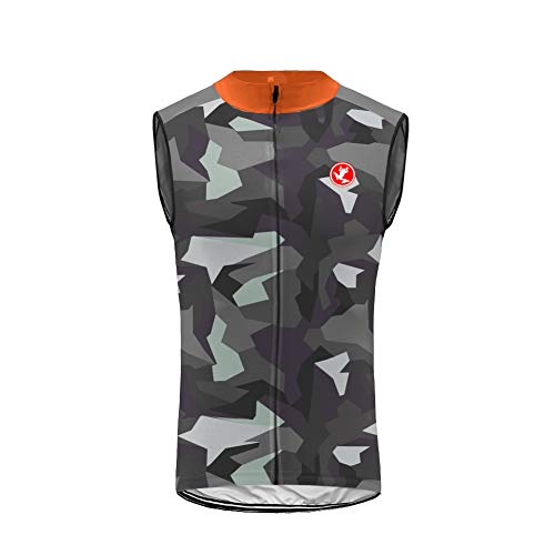 Uglyfrog Chalecos Ciclismo Otoño/Invierno Moda Hombre Térmico Fleece Sin Mangas Jersey Ropa Bicicleta Windproof Secado Rápid ESH19VSVZR11