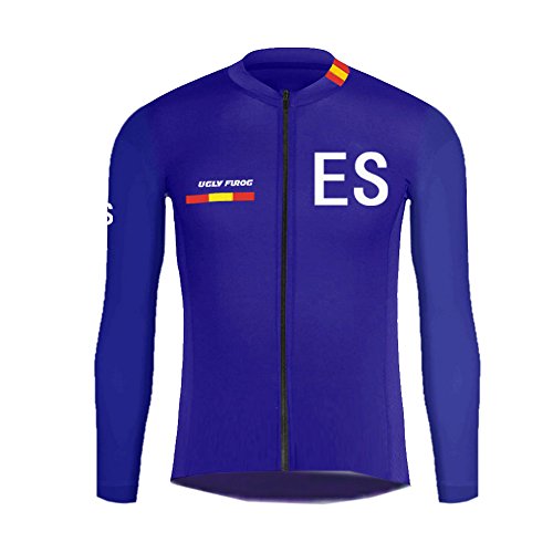 Uglyfrog Nuevo Verano Hombre Cycling Maillot Ciclismo Bicicleta Conjunto de Jersey de Manga Larga Top MTB Jersey Camiseta de Ciclistas Ropa