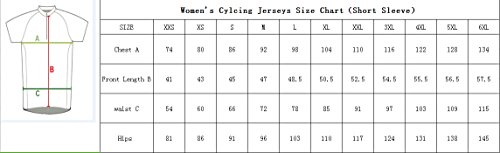 Uglyfrog Pantalones Cortos de Ciclismo de Secado rápido y Transpirable para Mujeres + Pantalones Cortos + Jerseys Acolchados con cojín 3D Set de Jersey de Bicicleta DTWX01F