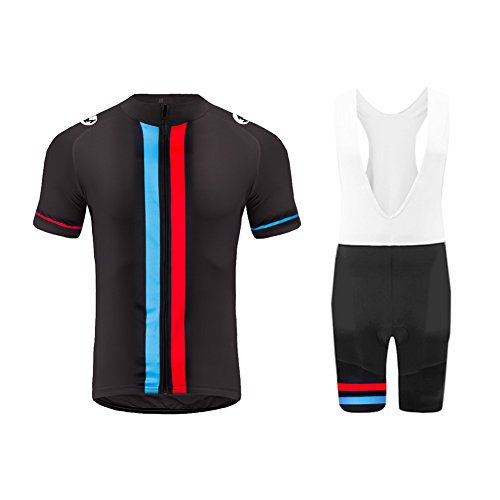 Uglyfrog Ropa Ciclismo Verano para Hombre y Mujer - Un Conjunto de Ciclismo Jersey Maillot y Culotte Pantalones Cortos DTMX03F