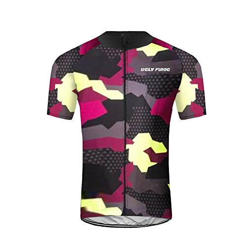Uglyfrog Ropa Verano Hombre MTB Bici Cycling Jersey Maillot Ciclismo Mangas Cortas Camiseta de Ciclistas Ropa Ciclismo FAXMIX-201905