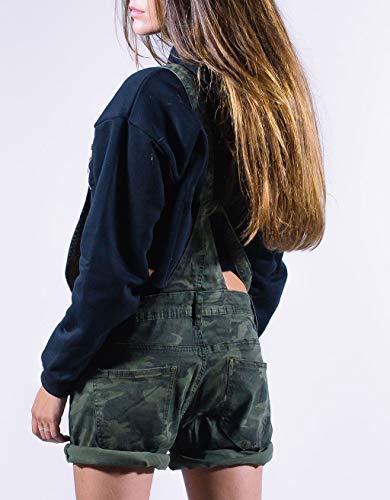 UISSOS Sudadera Mujer Parental Advisory con Capucha De Chica Moda Sport Casual Negra talla única