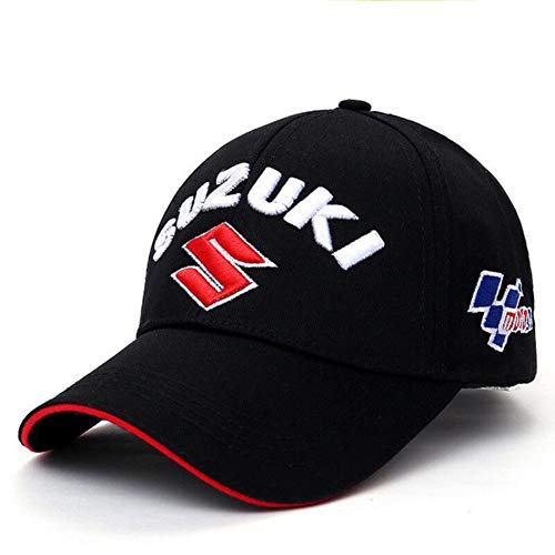 UKKO Gorras de Hombre Motocicleta Béisbol Gorra Bordado Letra Suzuki Snapback Taps F1 Carreras Gorra Al Aire Libre Deportes Hombres Mujeres Sombreros Verano