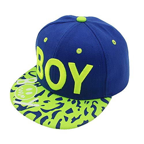 UKKO Gorras de Hombre Primavera Verano Bebé Letra 3D Boy Gorra Chico Regulable Gorra De Béisbol 3-8 Años Niños Snapback Hip-Hop Sombreros Sol Sombrero