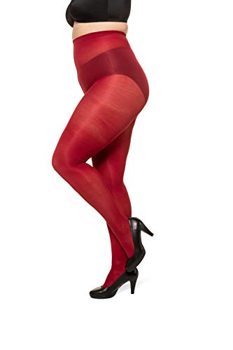 Ulla Popken Mikrofaser Strumpfhose, Medias para Mujer, Marrón (Dunkelbraun 30), 4XL