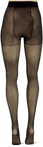 Ulla Popken Strumpfhose, 1er Helanca medias, 20 DEN, Negro (Schwarz 10), X-Large (Talla del fabricante: 48+) para Mujer