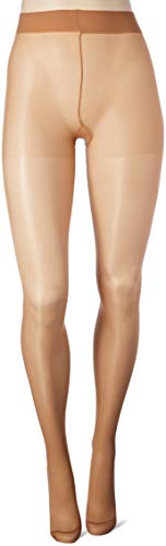 Ulla Popken Strumpfhose, Satin Sheers medias, 15 DEN, Marrón (Hellbraun 32), XXXX-Large (Talla del fabricante: 60+) para Mujer