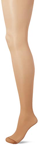 Ulla Popken Strumpfhose, Satin Sheers medias, 15 DEN, Marrón (Hellbraun 32), XXXX-Large (Talla del fabricante: 60+) para Mujer