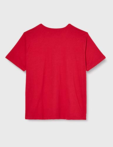 Ulla Popken V-Ausschnitt, Camiseta para Mujer, Rojo (Rot 51), 44/46