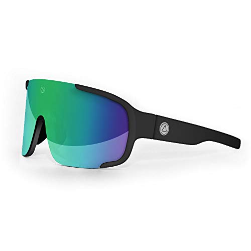 Uller Bolt Gafas Deportivas, Adultos Unisex, Negro/Verde, Talla Única