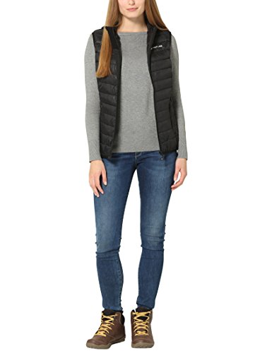 Ultrasport Whistler Ewing Chaleco de Plumas, Mujer, Negro, 40