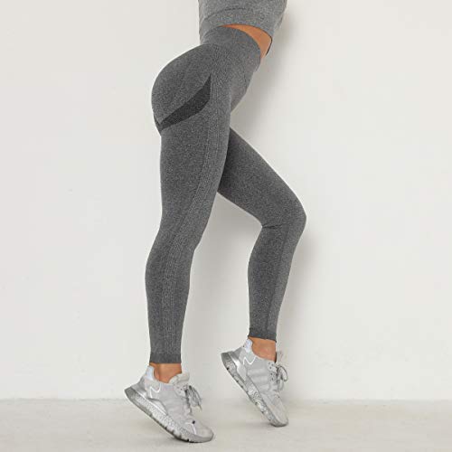 UMIPUBO Mujer Mallas Pantalones Deportivos Push up Yoga Leggings de Cintura Alta Pantalones Deporte para Fitness Running Elásticos y Transpirables