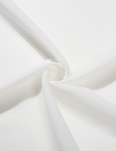 UMIPUBO Mujer Ropa de Baño Suelto Vestido de Playa Borla Verano Camisolas y Pareos Transparente Bikini Cover up (Blanco)