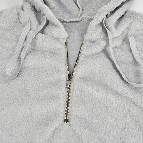 UMIPUBO Mujer Sudadera Caliente y Esponjoso Caliente Sudadera con Capucha Chaqueta Suéter Abrigo Jersey Otoño-Invierno Talla Grande Hoodie Sudadera Remata Cálido