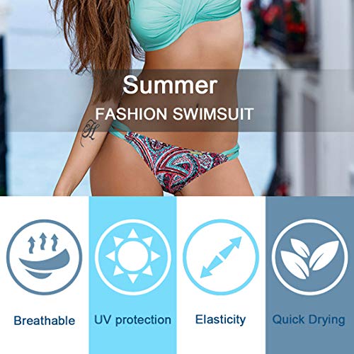 UMIPUBO Traje De Baño Bikini para Mujeres Push up Acolchadas Conjunto de Bikini Dos Piezas Bañador Ropa de Playa Tops y Braguitas