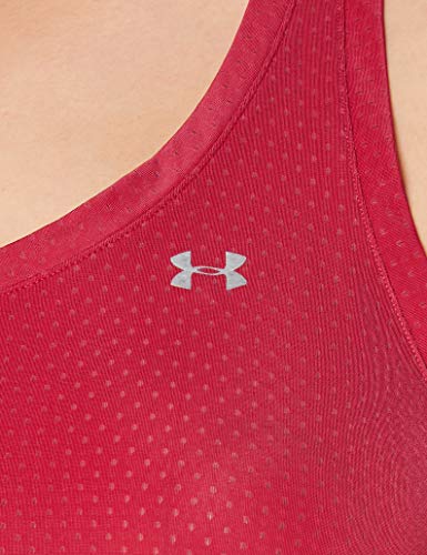 Under Armour Armour Sport Mesh Swing Tank, Tanque Mujer, Rosa (Impulse Pink/Metallic Silver 671), S