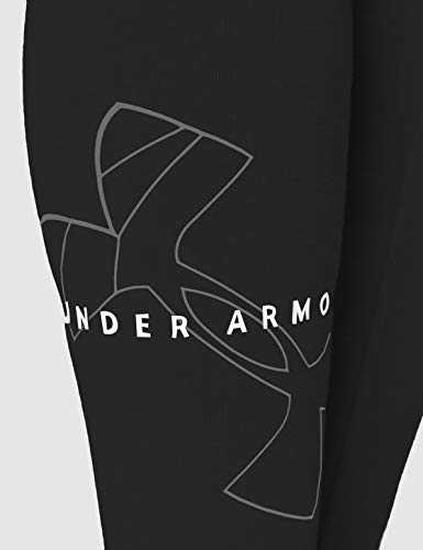 Under Armour Favorite Big Logo Leggings, Mujer, Negro (Black/Black/White 001), M