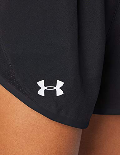 Under Armour Fly by 2.0 Deportivos, Shorts de Mujer, Negro (Black/Black/Reflective), S