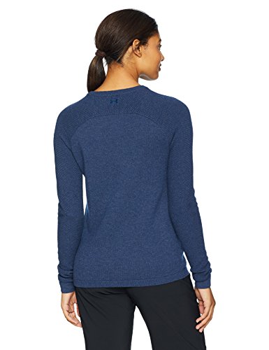 Under Armour Jersey de Equipo Threadborne Suéter de Golf, Mujer, Academy Fade Heather / / Academy 408, XL