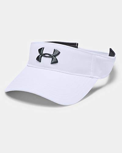 Under Armour Men's Core Golf Visor Gorras Con Visera De Corte Clásico, Gorra De Hombre Hombre blanco OSFA