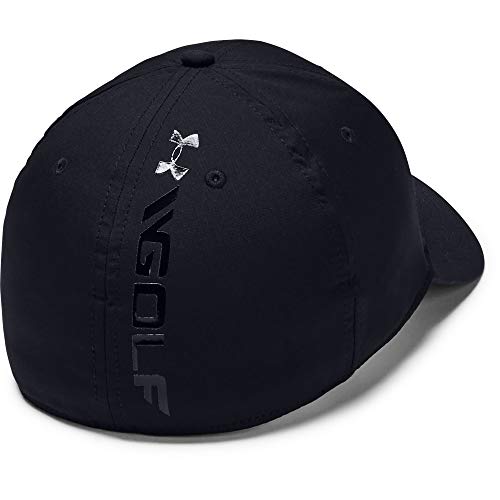 Under Armour Men's Golf Headline Cap 3.0, gorra con visera clásica, gorra para hombre hombre, Negro (Black/White (001)), M/L