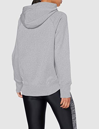 Under Armour Rival 035 - Camiseta térmica de Forro Polar metálico, Color Negro y Negro