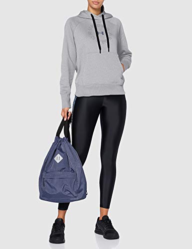 Under Armour Rival 035 - Camiseta térmica de Forro Polar metálico, Color Negro y Negro