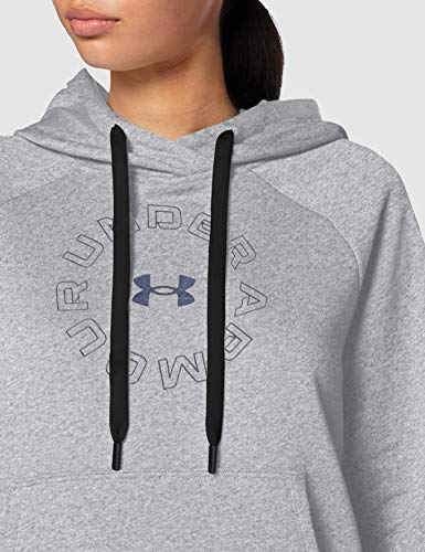 Under Armour Rival 035 - Camiseta térmica de Forro Polar metálico, Color Negro y Negro