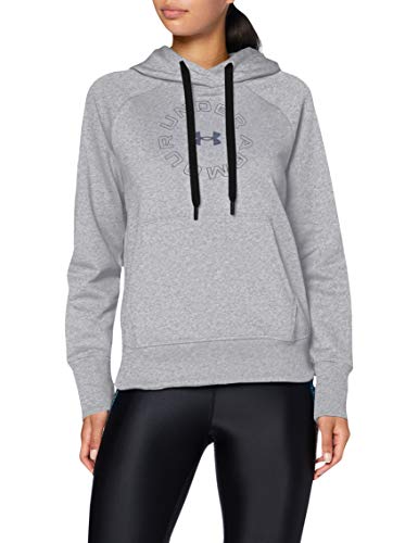 Under Armour Rival 035 - Camiseta térmica de Forro Polar metálico, Color Negro y Negro