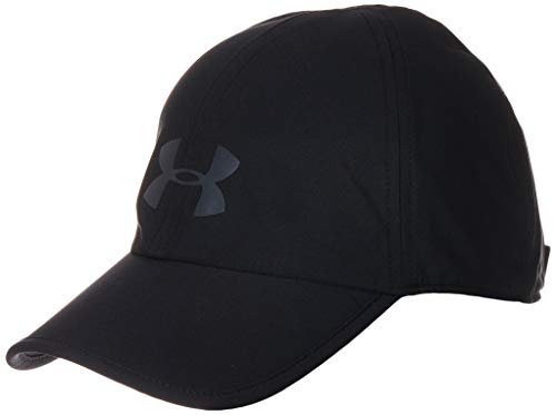 Under Armour Run Shadow Gorra, Unisex Adulto, Negro, OSFA