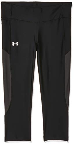 Under Armour Speed Stride Capri Legging, Mujer, Negro, SM