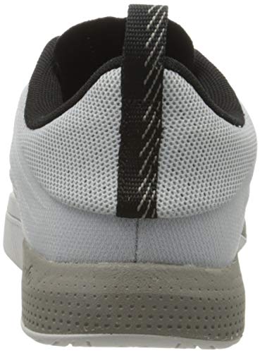 Under Armour UA TriBase Thrive, Zapatillas Deportivas para Interior Hombre, Gris (Halo Gray/Gravity Green/Black), 43 EU