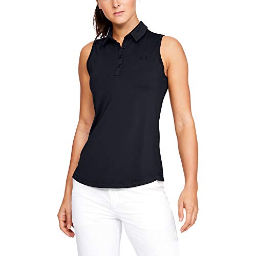 Under Armour Zinger SL Polo, Mujer, Negro (Black/Black/Black 001), M