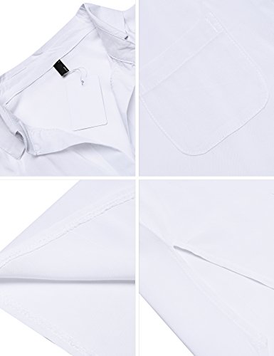 UNibelle Vestido de playa para mujer, para cubrir el bikini, poncho de playa, traje de baño de verano A_blanco. XL