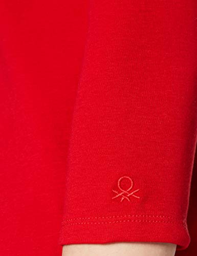 United Colors of Benetton Maglia M/l Jersey, Rojo (Rosso 015), X-Large para Mujer