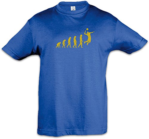 Urban Backwoods Volleyball Evolution Niños Chicos Kids T-Shirt Azul Talla 2 Años