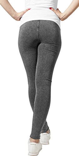 Urban Classics Jogginghose Denim Jersey Leggings Pantalones premamá, Gris (Darkgrey), L para Mujer