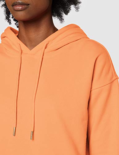 Urban Classics Kapuzenpullover Ladies Hoody Sudadera con Capucha, Naranja, S para Mujer