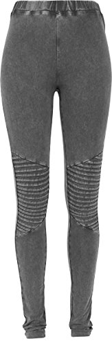 Urban Classics Ladies Denim Jersey Leggings, Gris Oscuro, XXXXL para Mujer