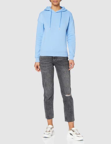 Urban Classics Ladies Hoody Sudadera con Capucha, Azul (Clear Water), S para Mujer