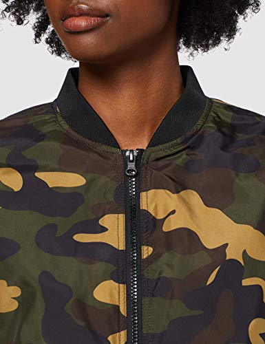 Urban Classics Ladies Light Bomber Jacket Chaqueta, Camo de madera, M para Mujer