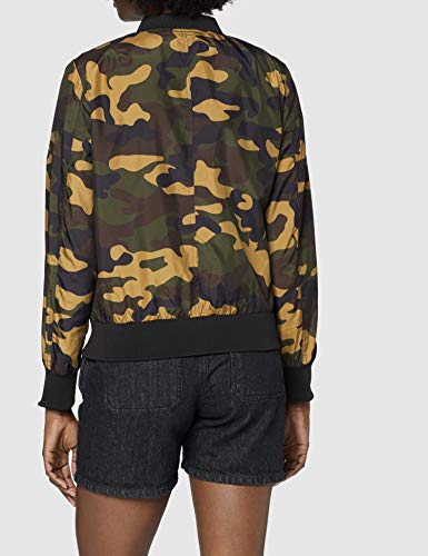 Urban Classics Ladies Light Bomber Jacket Chaqueta, Camo de madera, M para Mujer