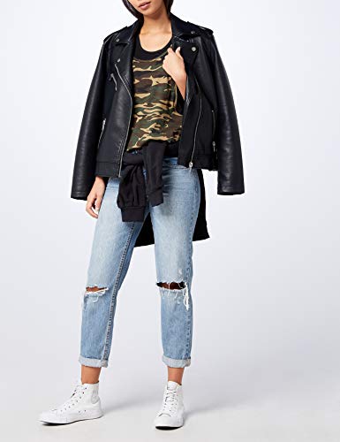 Urban Classics Ladies Loose Tank Camiseta sin Mangas, Wood Camo, Small para Mujer