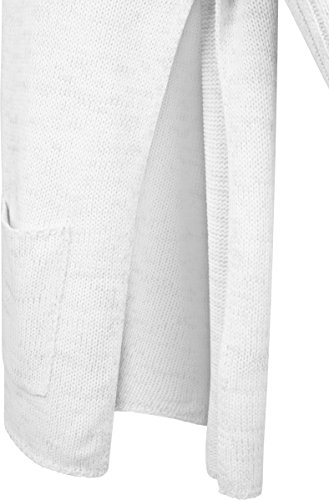 Urban Classics Ladies Oversized Cardigan Suter crdigan, Blanco/Gris, M para Mujer