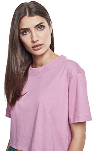 Urban Classics Ladies Short Oversized tee Camiseta, Rosa (Cool Pink 01467), X-Small para Mujer