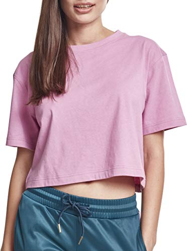 Urban Classics Ladies Short Oversized tee Camiseta, Rosa (Cool Pink 01467), X-Small para Mujer